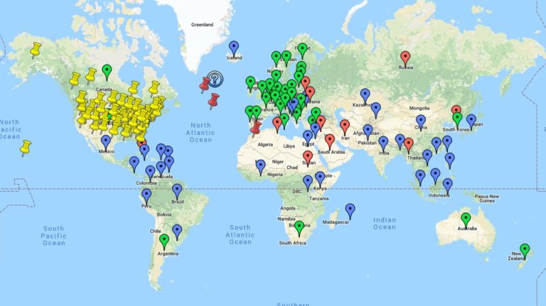 International Crypto and Encryption Law Map