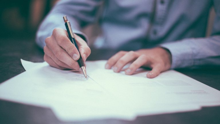 sign contracts