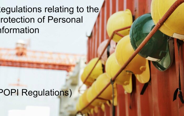 the Regulations relating to the Protection of Personal Information, the POPI Regulations, POPIA Regulations or the POPI Act Regulations, draft popi regulations