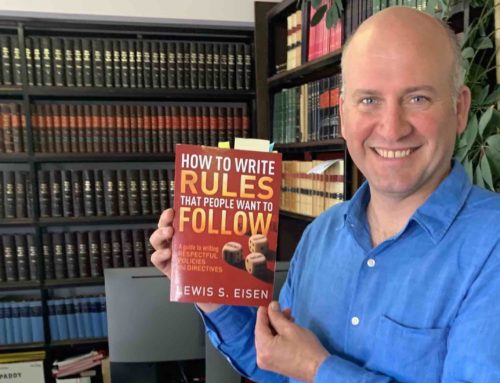Book on Rules by Eisen | Respectful Policies and Directives