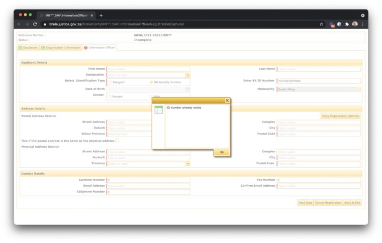 one person information officer to multiple entities