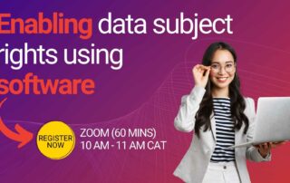 Enabling data subject rights using software