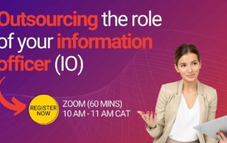Outsourcing the role of your information officer (IO)