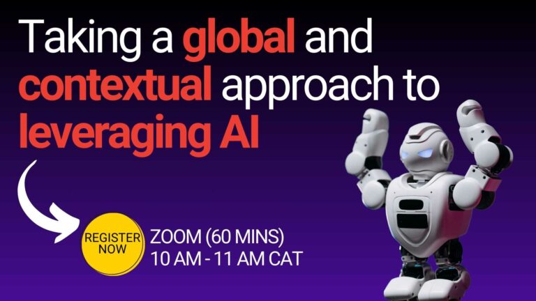 Taking a global and contextual approach to leveraging AI
