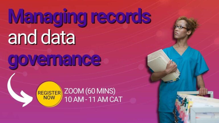 Managing records and data governance