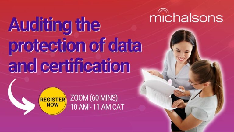 Auditing the protection of data and certification