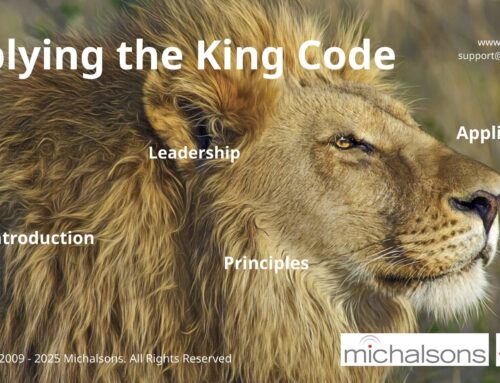 King V Code draft released for comment
