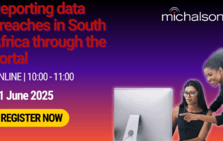 Reporting data breaches in South Africa through the portal