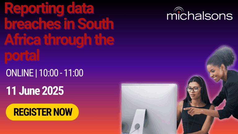 Reporting data breaches in South Africa through the portal