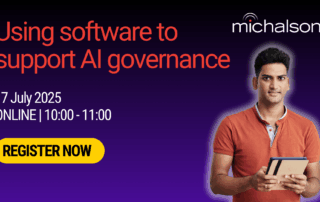 Using software to support AI governance