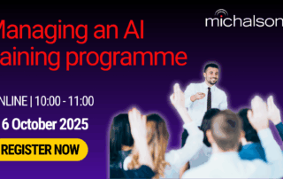 Managing an AI training programme