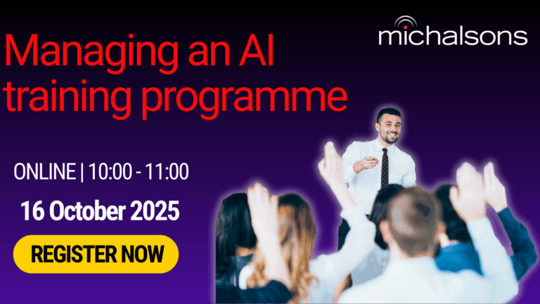 Managing an AI training programme