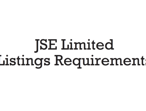 The JSE Listing Requirements and the King Code