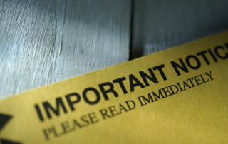 Pre-investigation notice