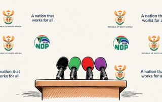 Minister Parks Tau briefing the media on the National Opt-Out registry system